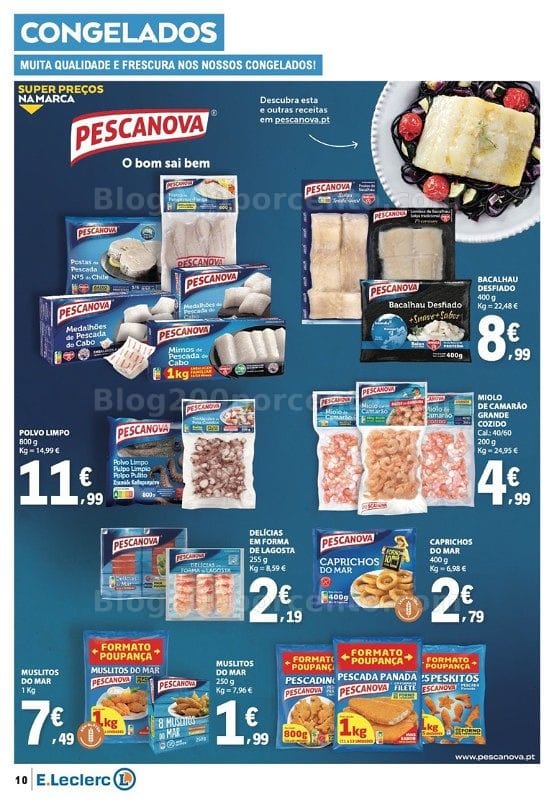 Antevisão Folheto E-LECLERC Promoções de 23 a 29 julho